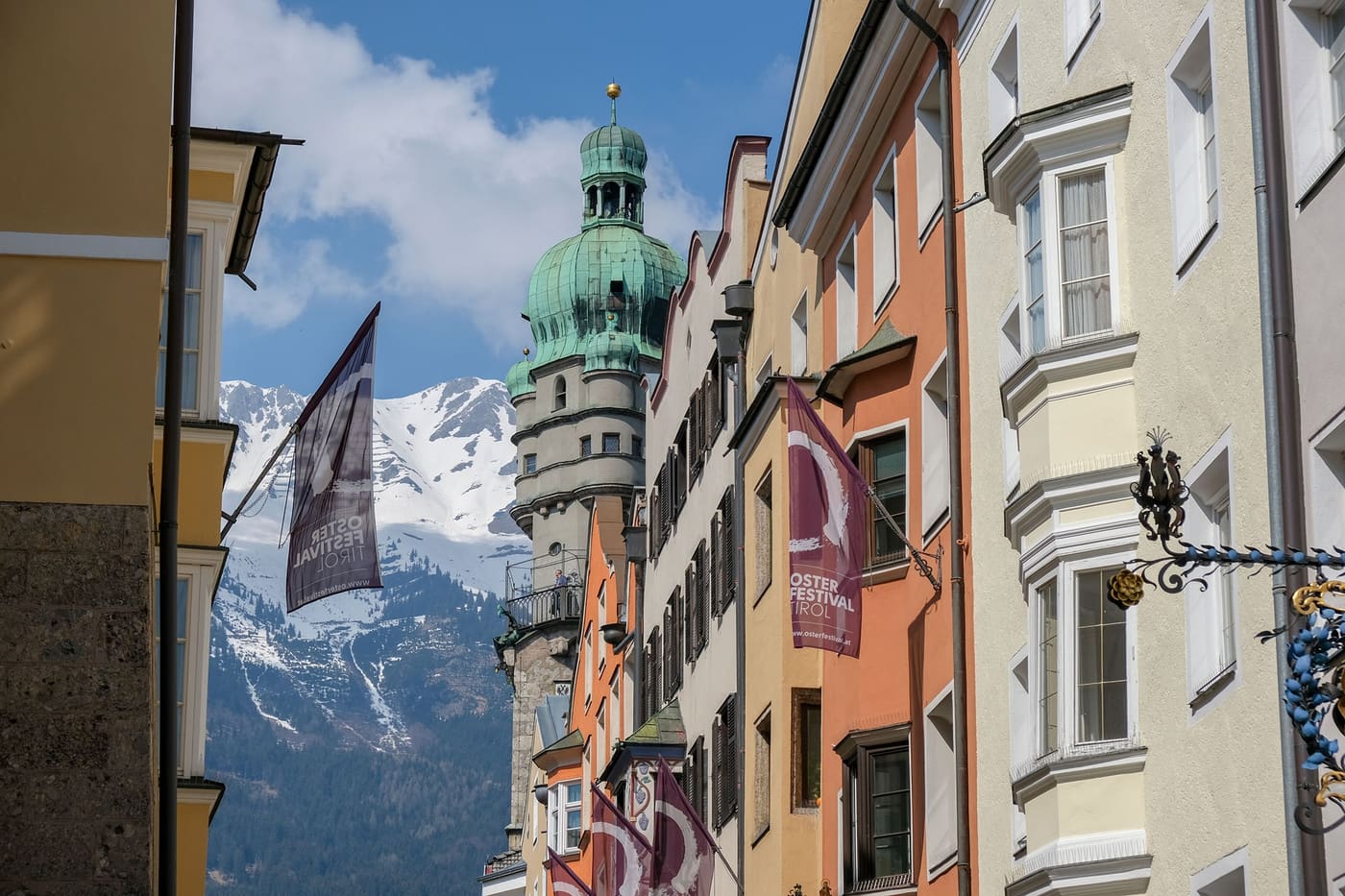 The Easter market in the old town of Innsbruck