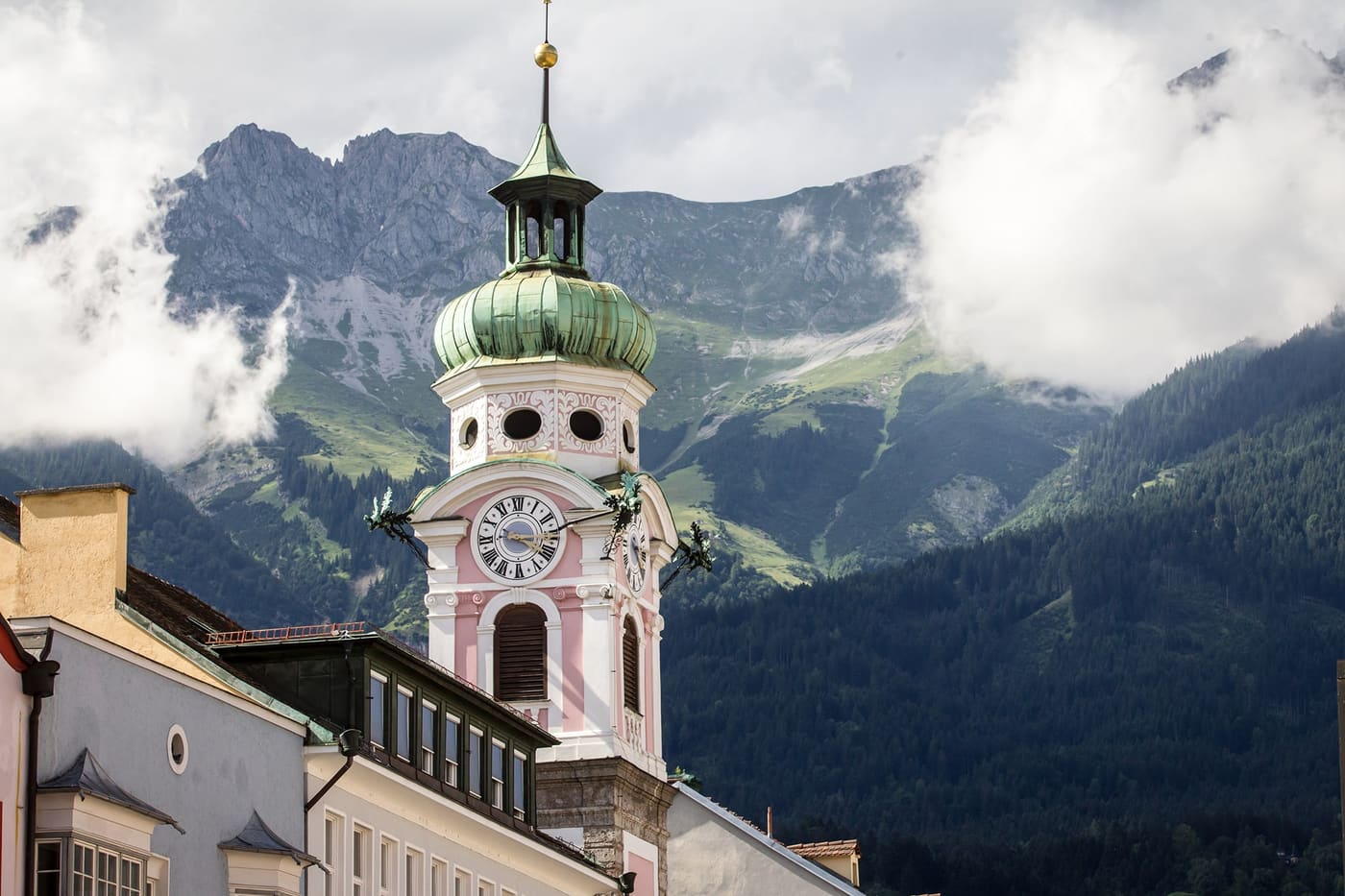 The Spitalskirche in the centre of Innsbruck