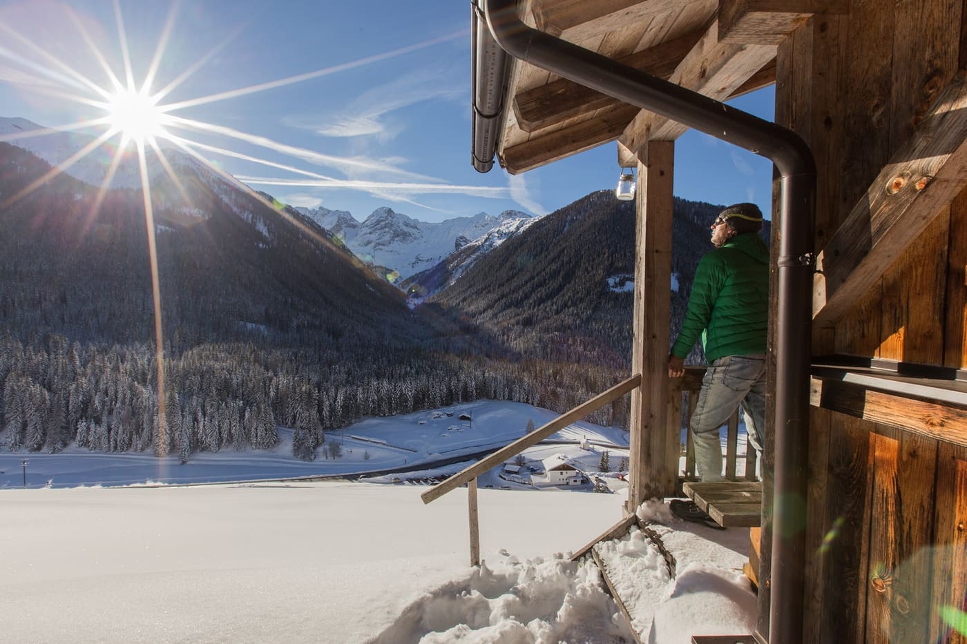 Winterwandeling bij Kartitsch in Oost-Tirol