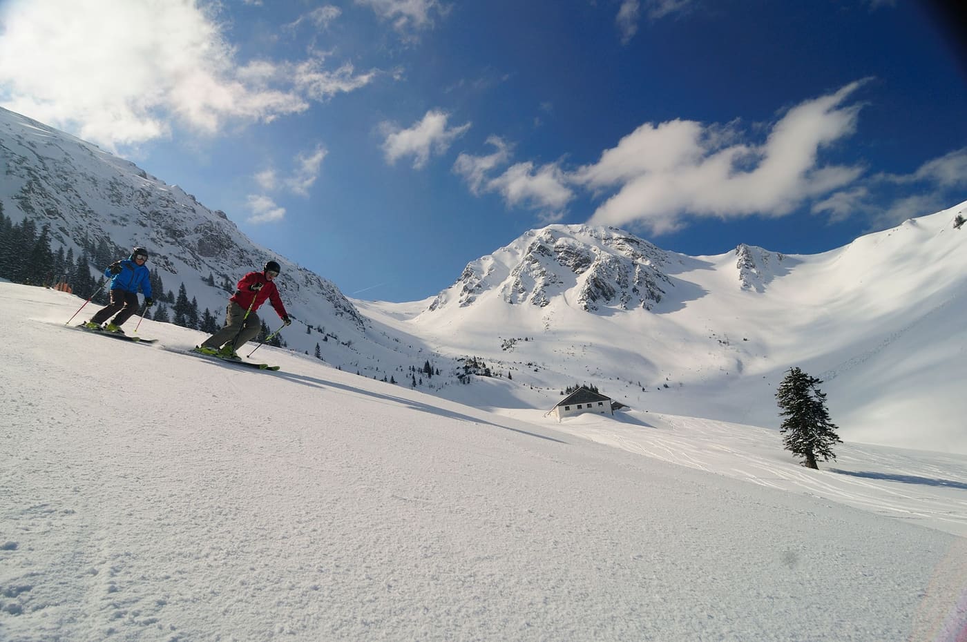 Schattwald in het Tannheimer Tal